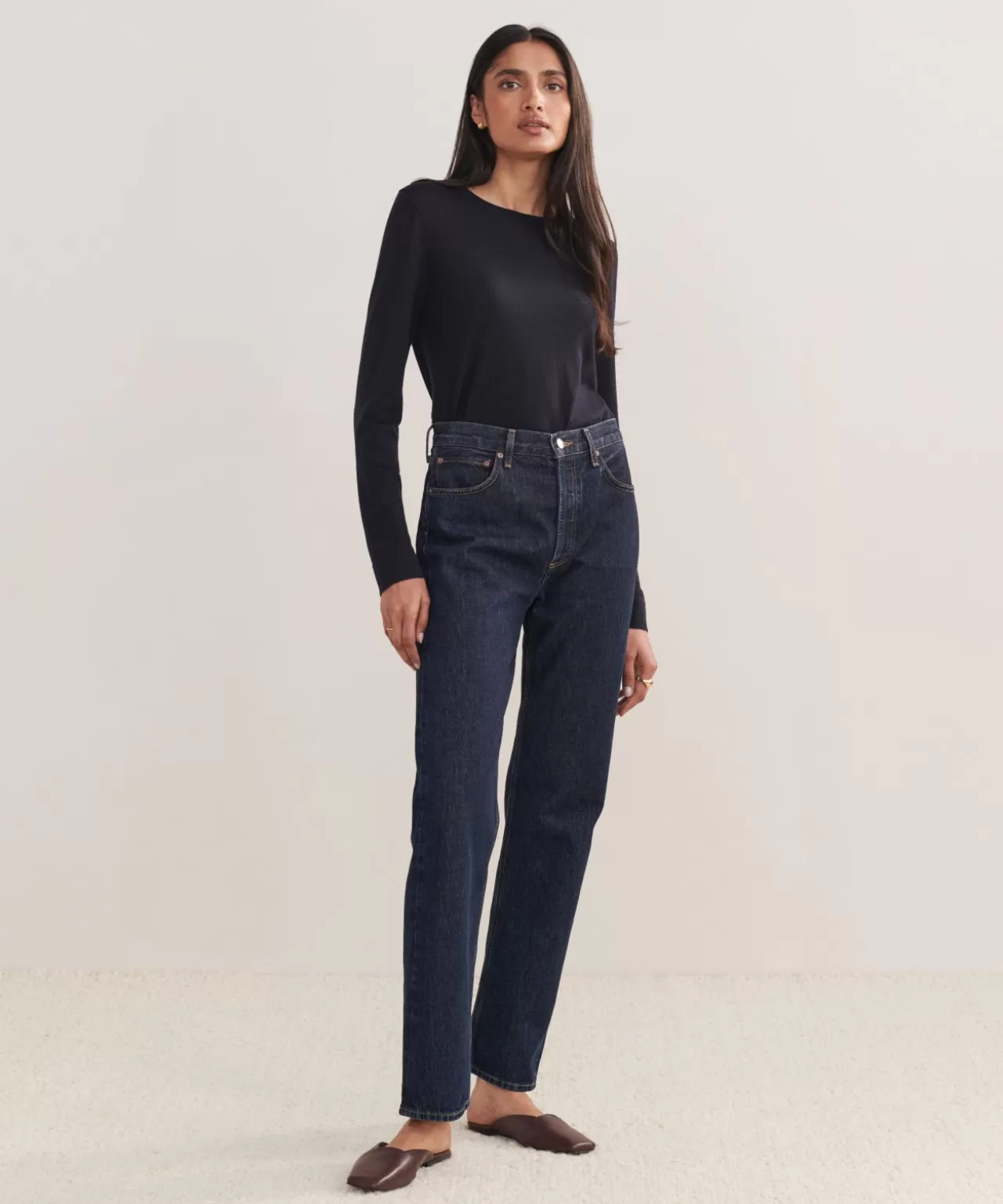 Jenni Kayne 90's Pinch Waist Long Jean