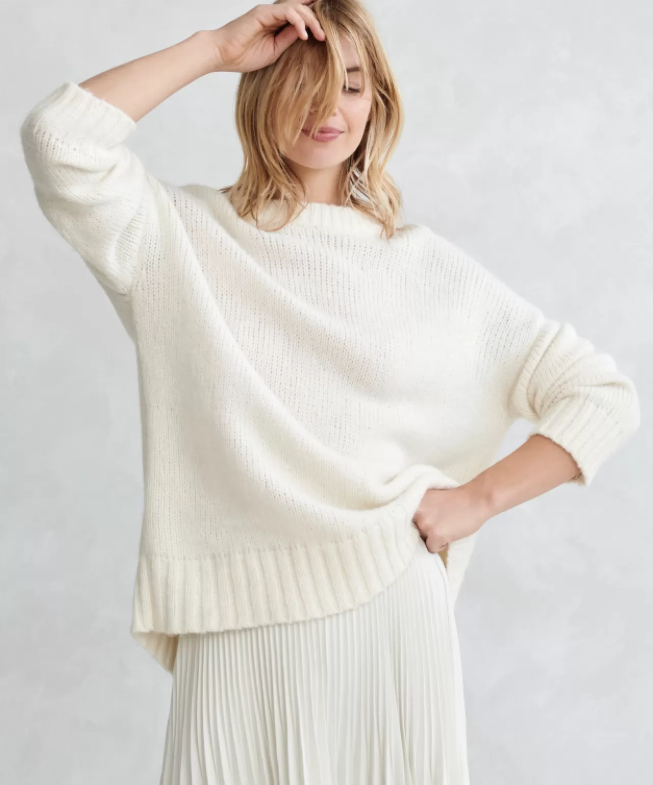 Jenni Kayne Alpaca Cocoon Crewneck