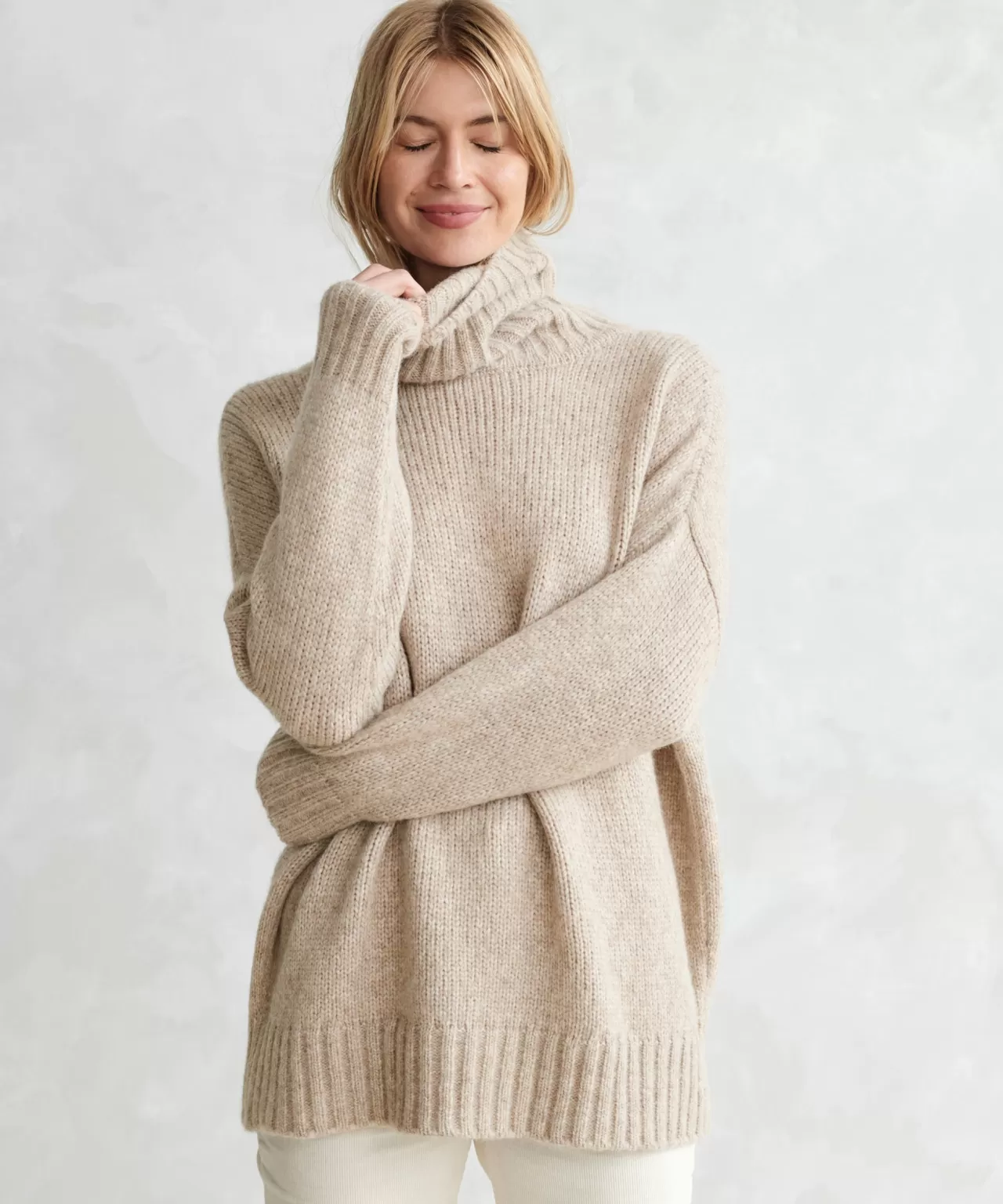 Jenni Kayne Alpaca Cocoon Turtleneck