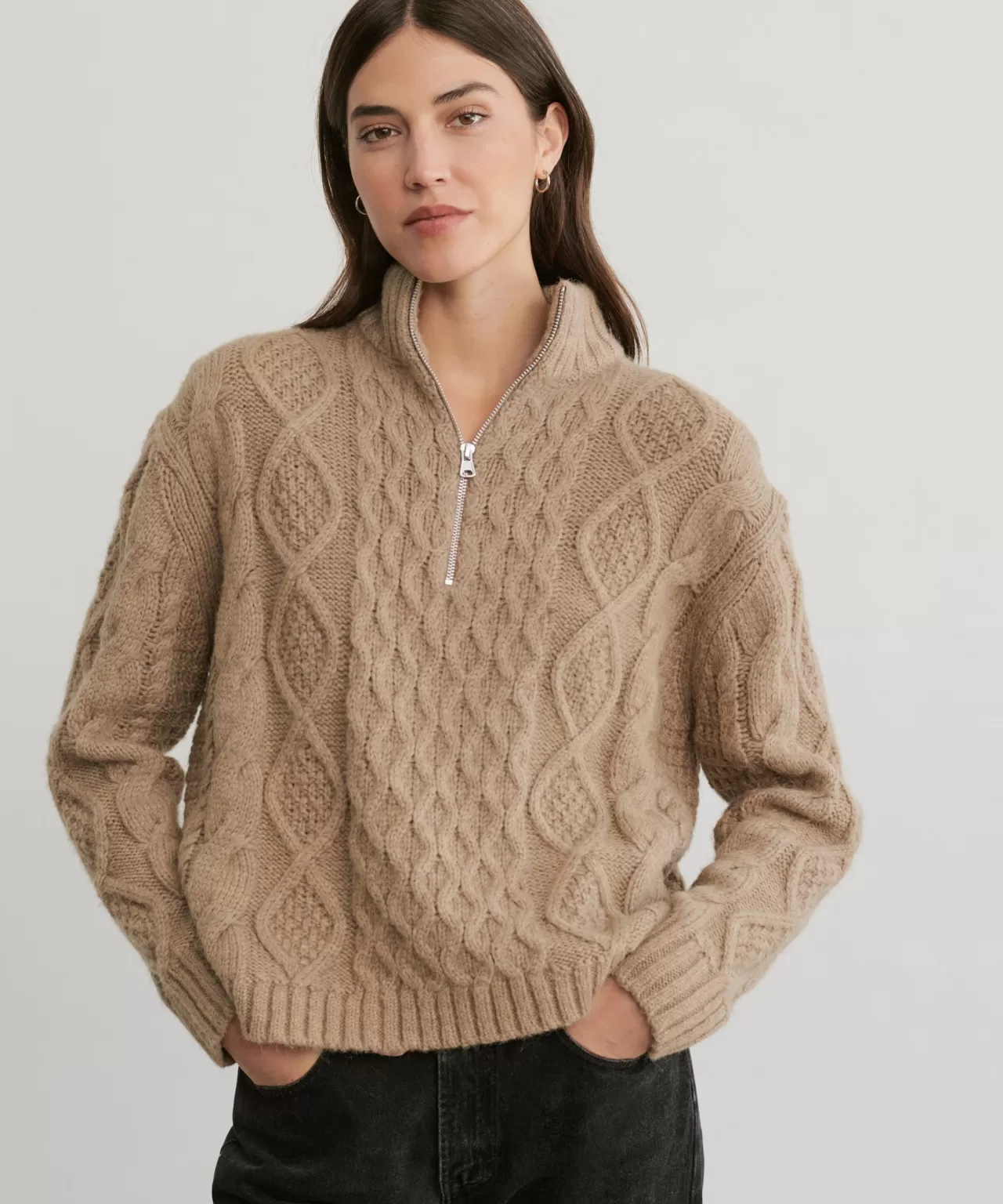 Jenni Kayne Cable Half Zip