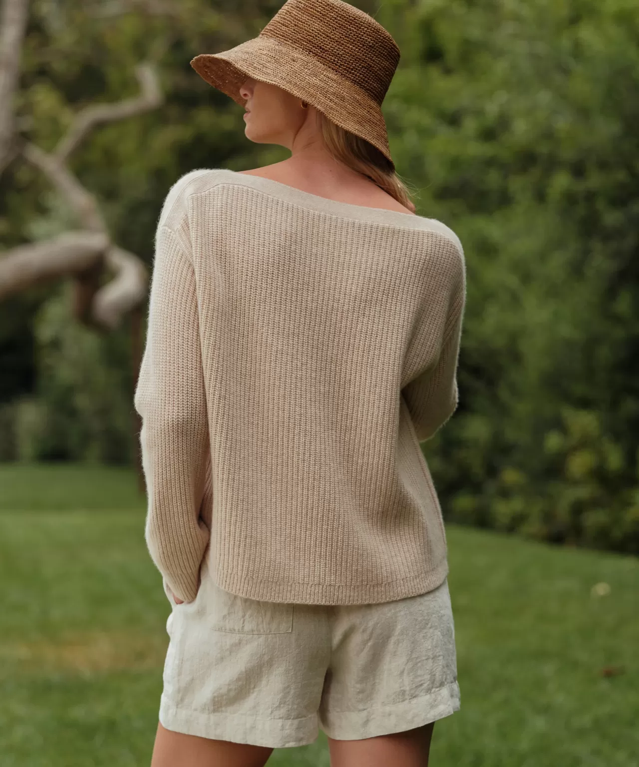 Jenni Kayne Cashmere Boatneck Sweater