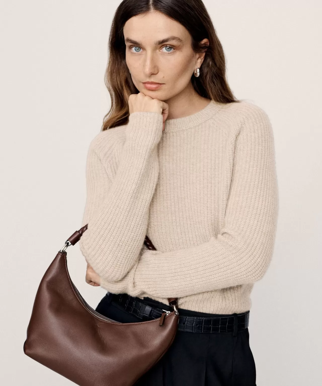 Jenni Kayne Cashmere Fisherman Sweater