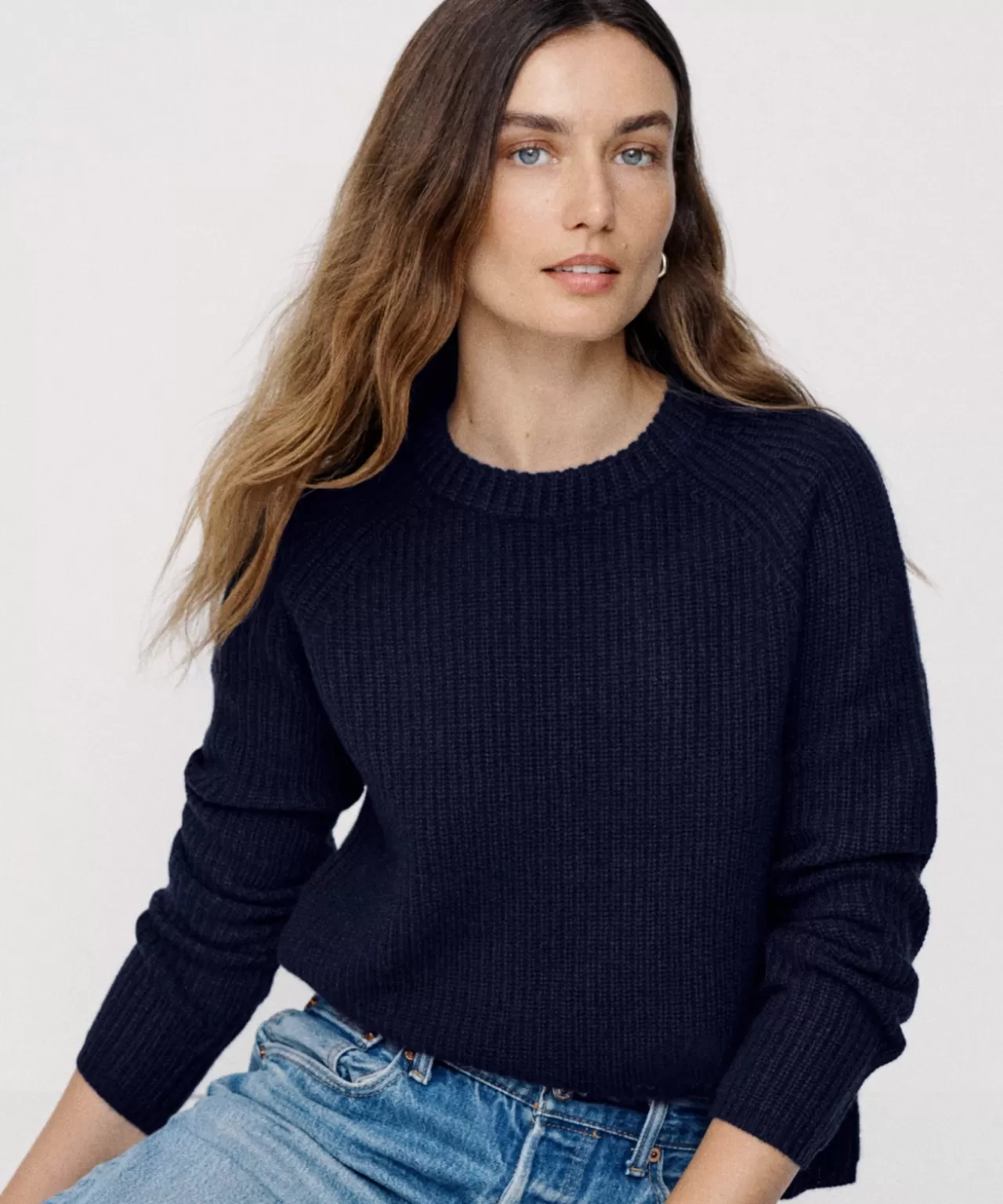 Jenni Kayne Cashmere Fisherman Sweater