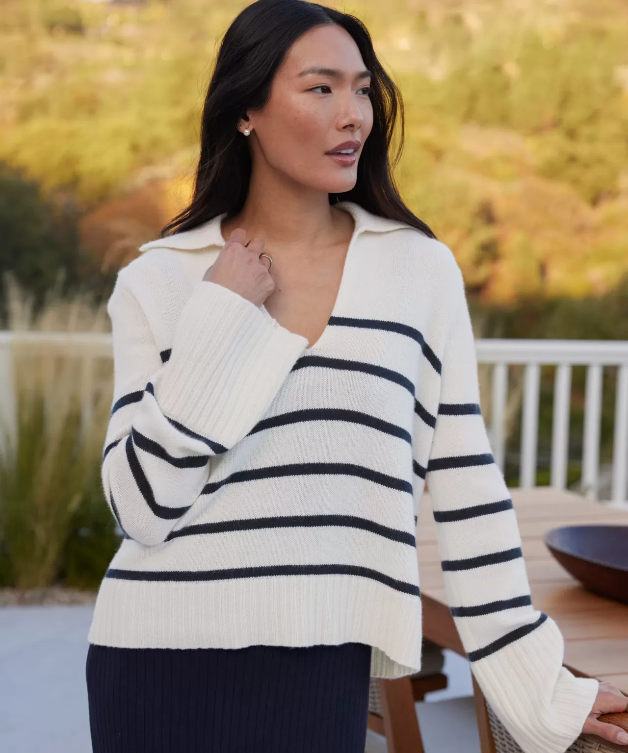 Jenni Kayne Cashmere Frances Polo