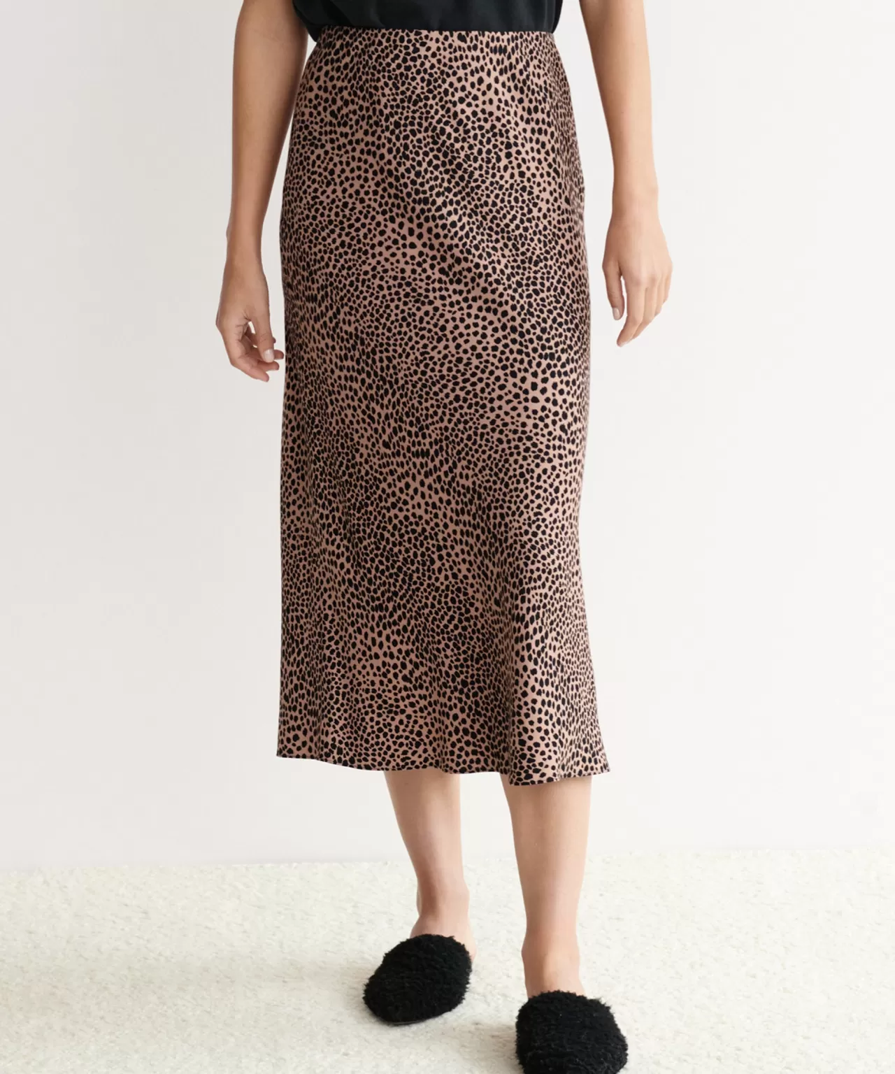 Jenni Kayne Cheetah Slip Skirt