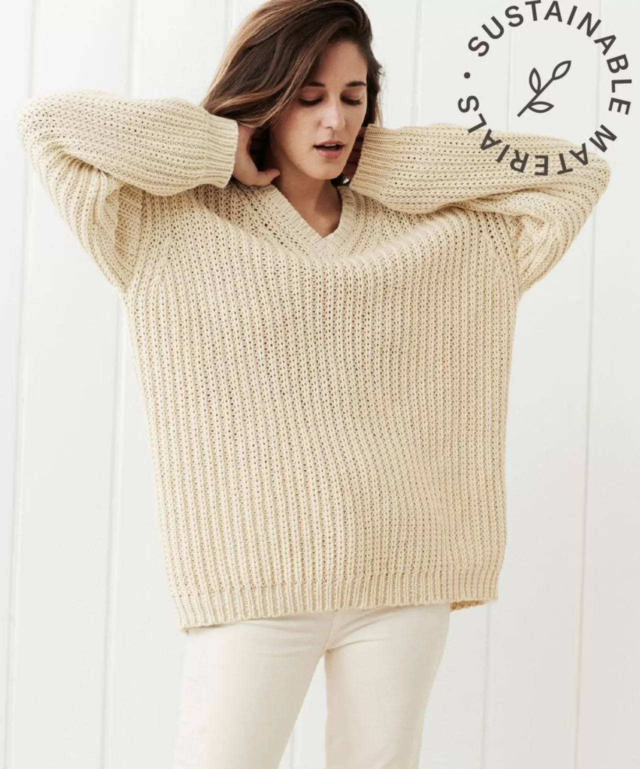 Jenni Kayne Cotton Cabin Sweater