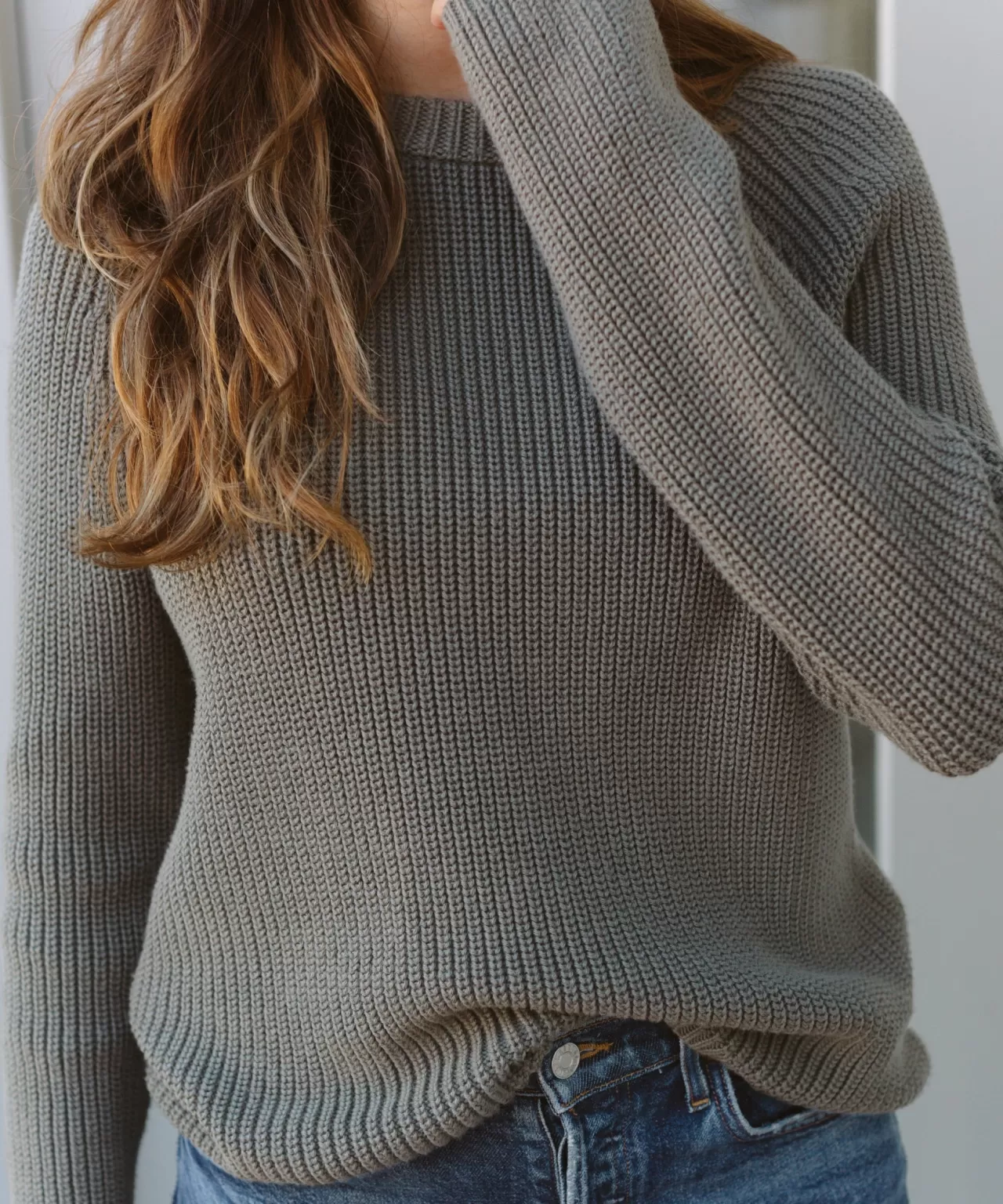 Jenni Kayne Cotton Fisherman Sweater