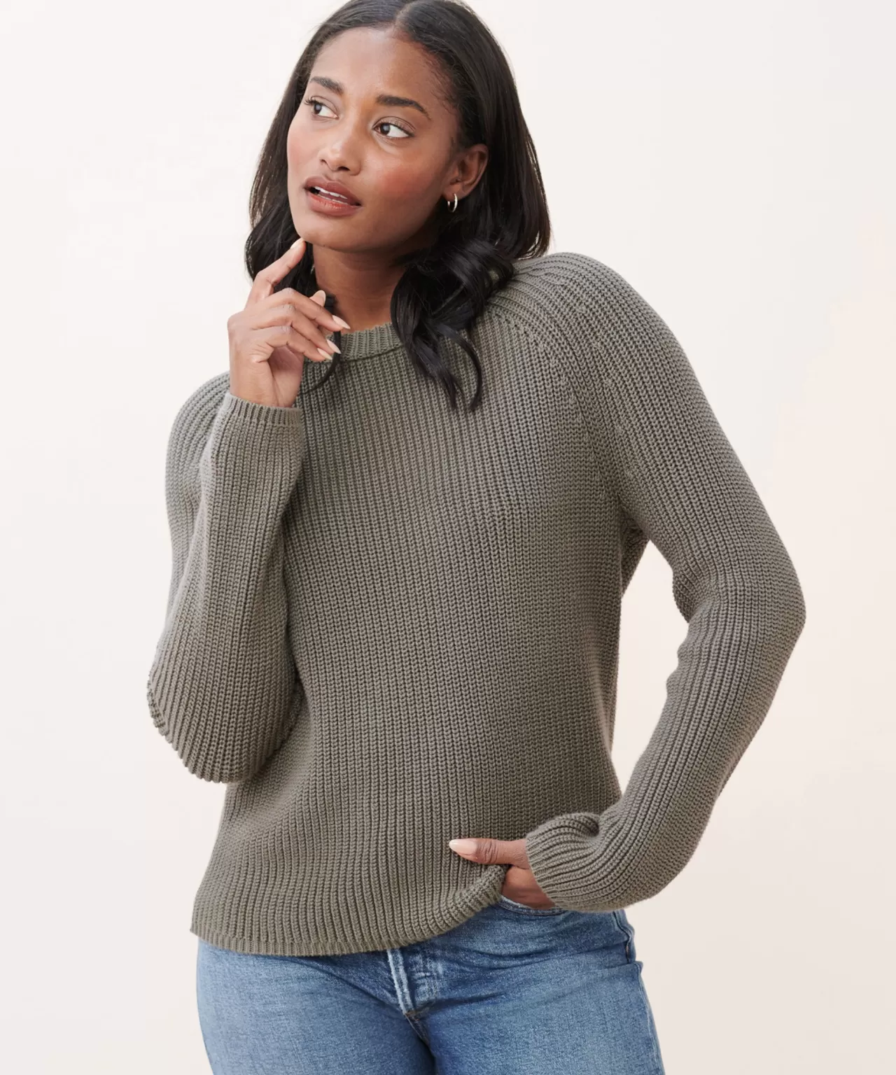 Jenni Kayne Cotton Fisherman Sweater