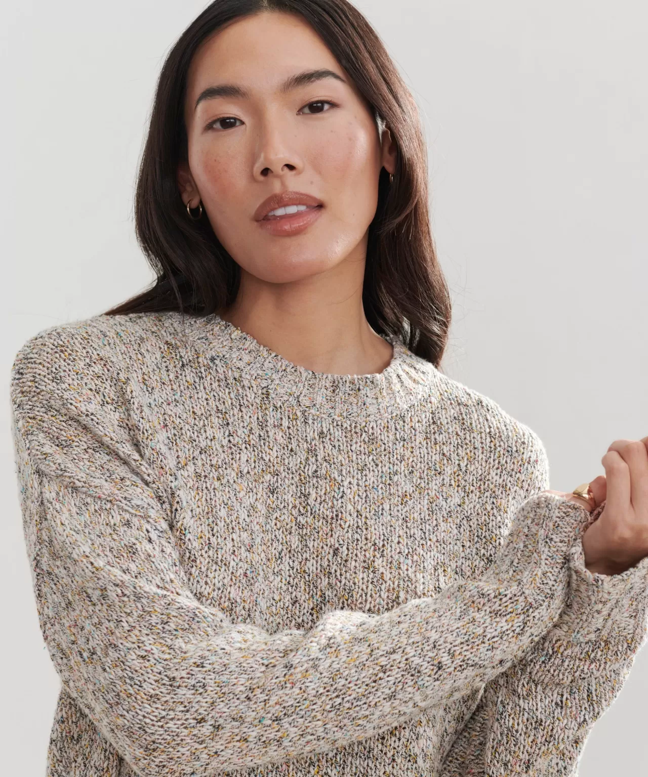 Jenni Kayne Cropped Cocoon Crewneck