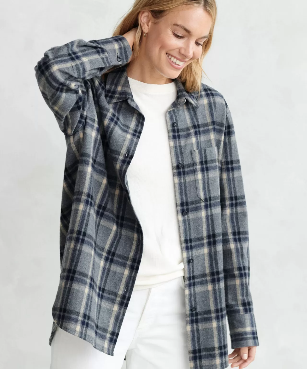 Jenni Kayne Flannel Boyfriend Shirt