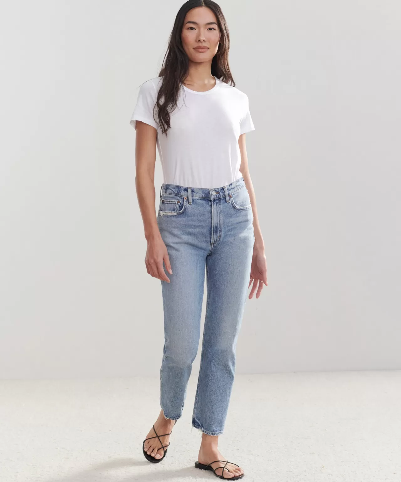 Jenni Kayne High Rise Stovepipe Jean