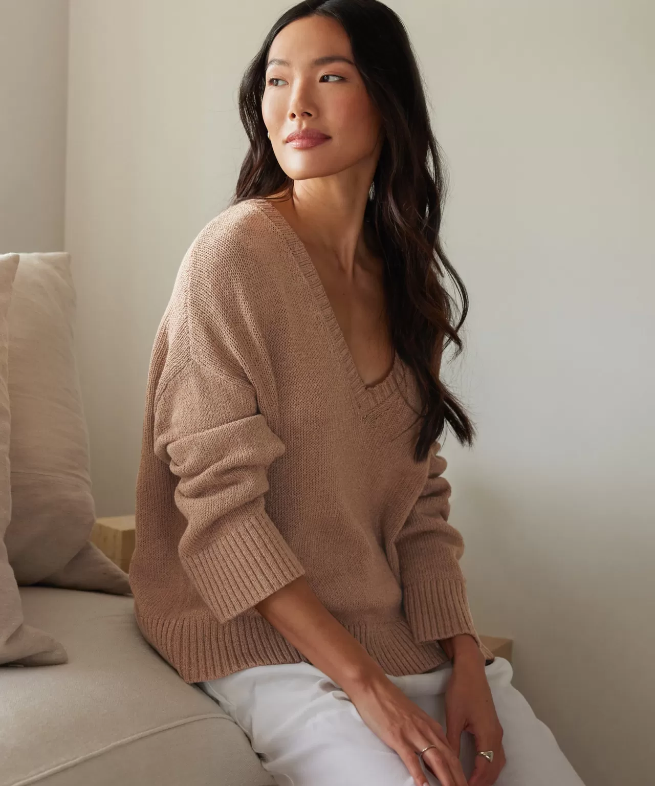 Jenni Kayne Linen Dylan Sweater