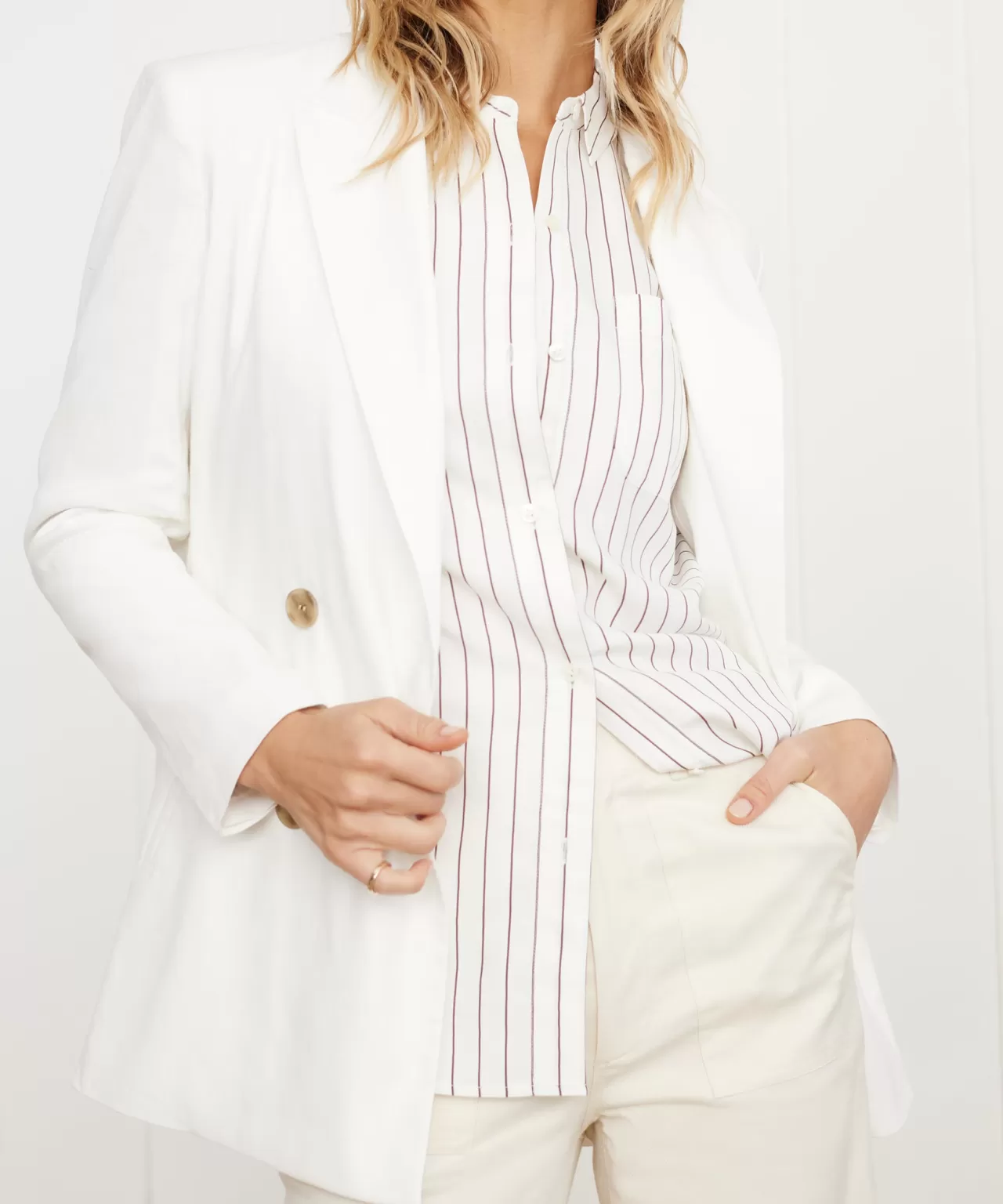 Jenni Kayne Linen Keaton Blazer