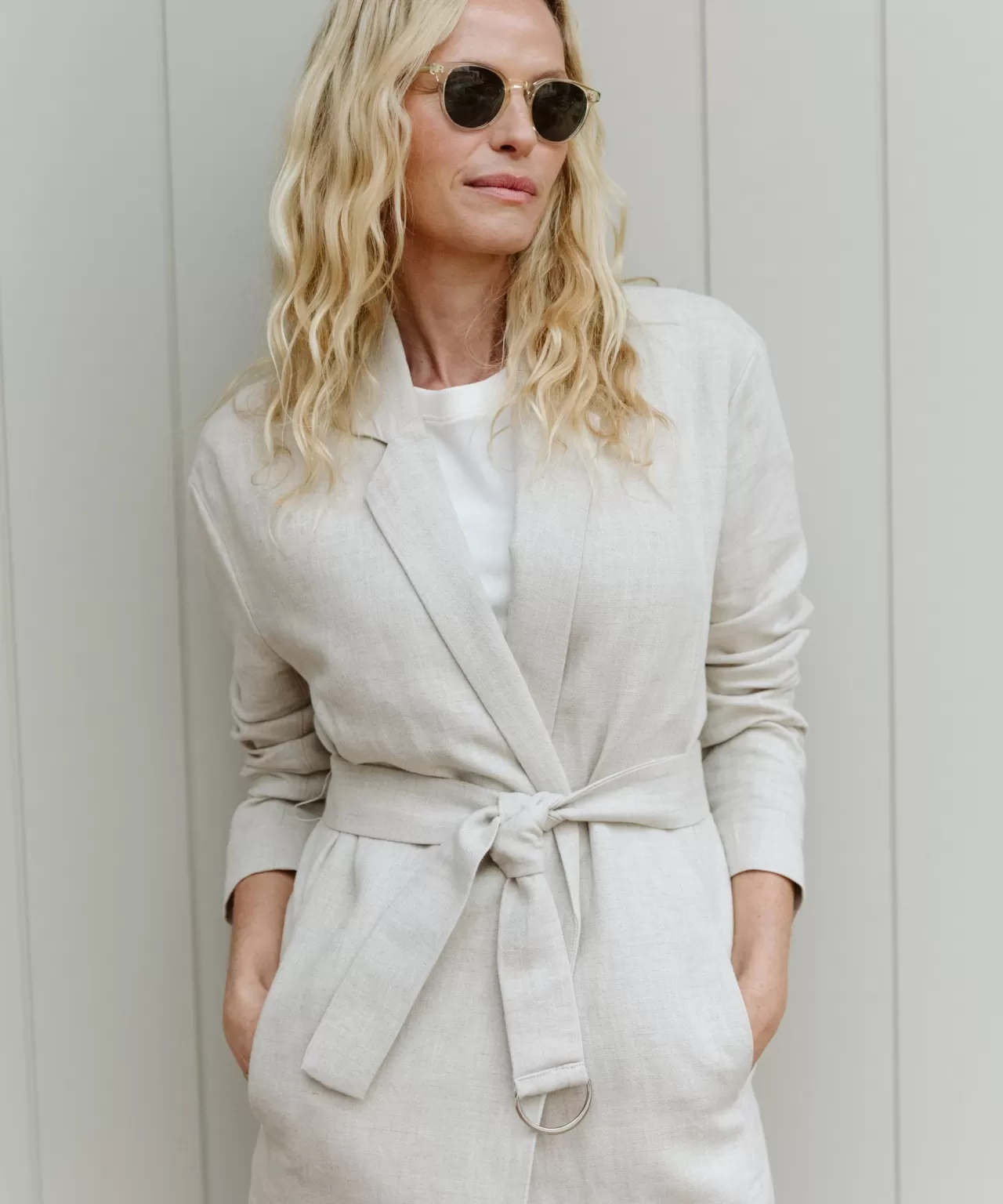 Jenni Kayne Linen Trench Coat