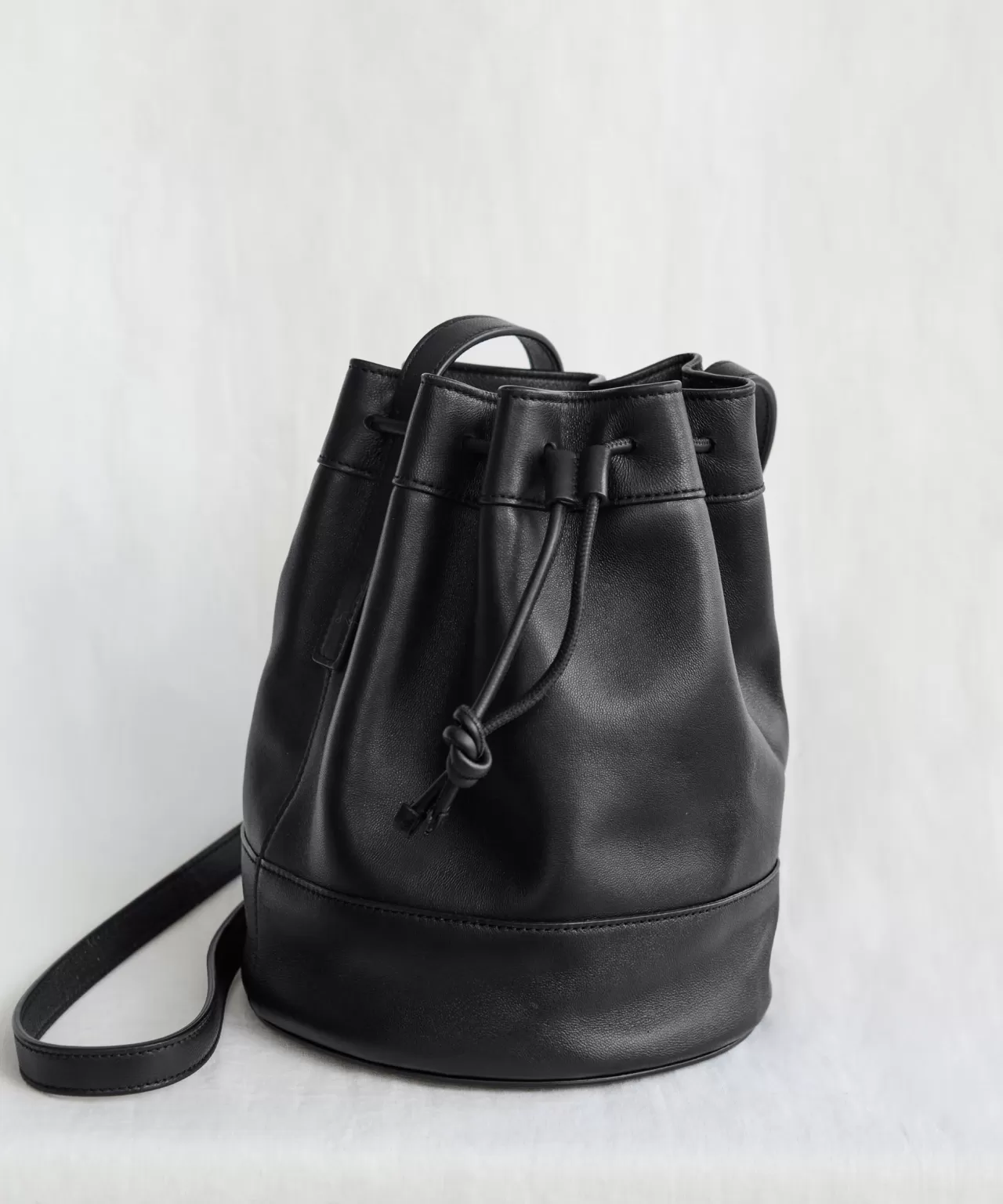 Jenni Kayne Mini Leather Drawstring Bag