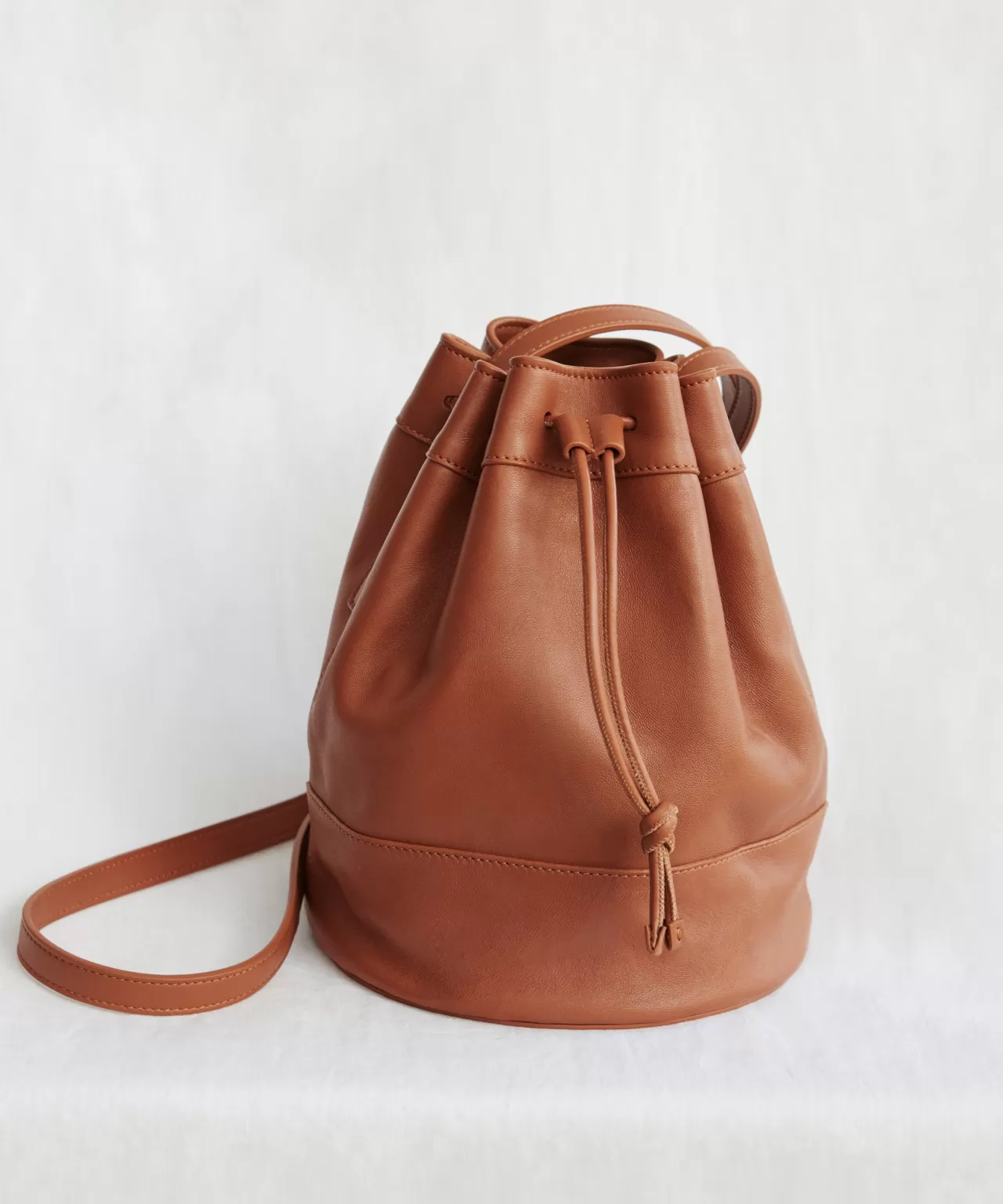 Jenni Kayne Mini Leather Drawstring Bag