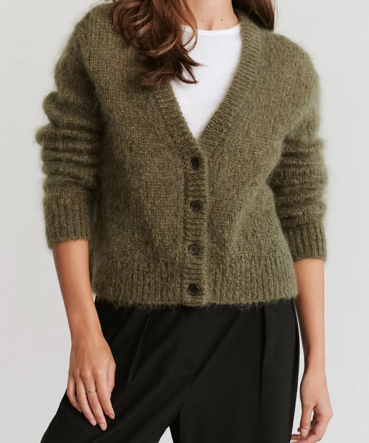 Jenni Kayne Mohair Boyfriend Cardigan