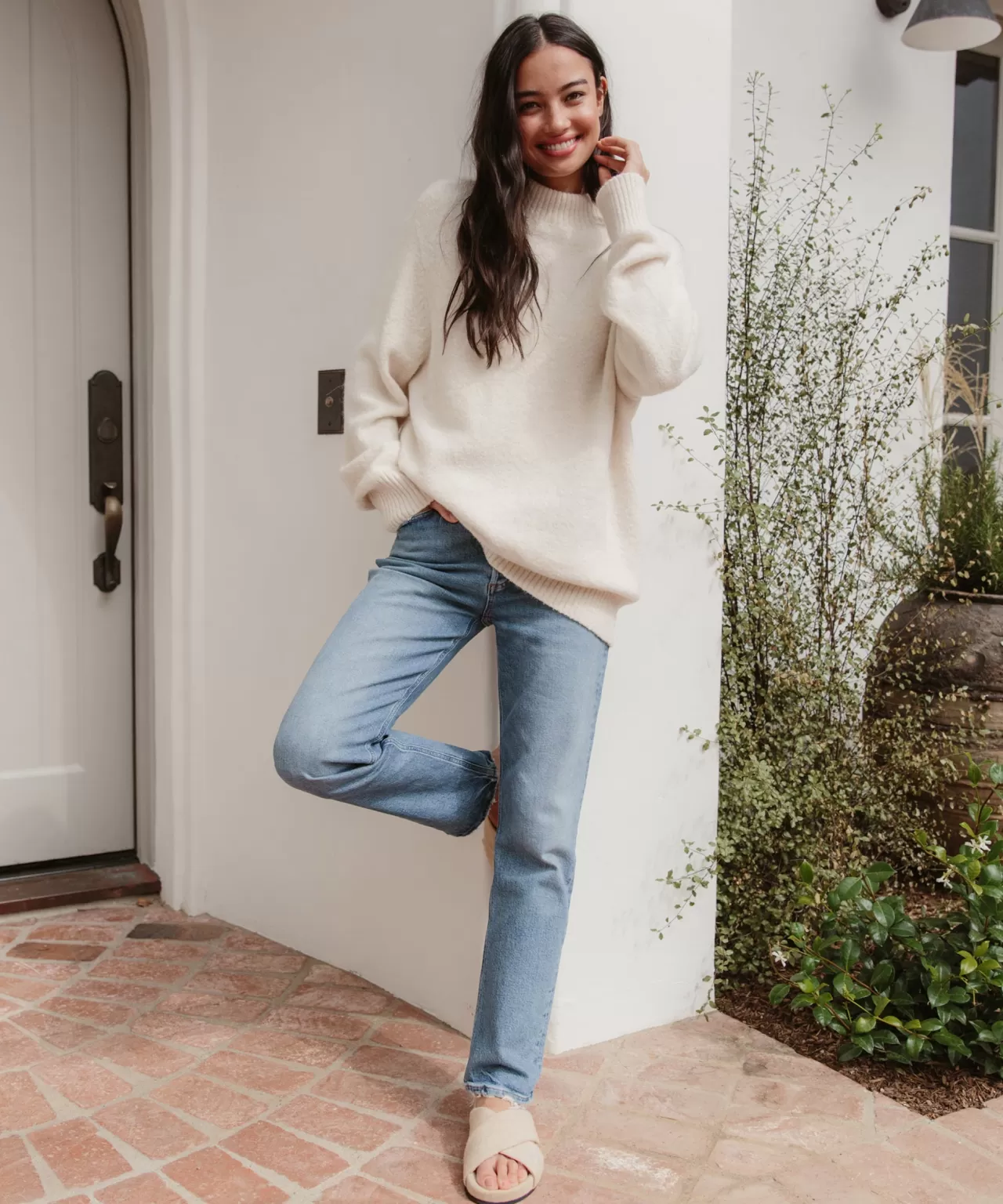 Jenni Kayne Oversized Cotton Pullover