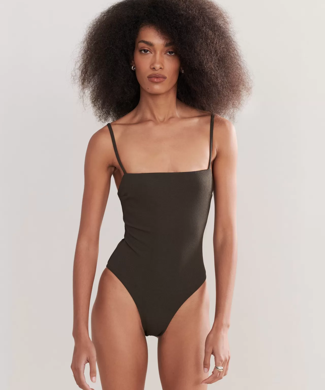 Jenni Kayne Petite Square Maillot Swimsuit