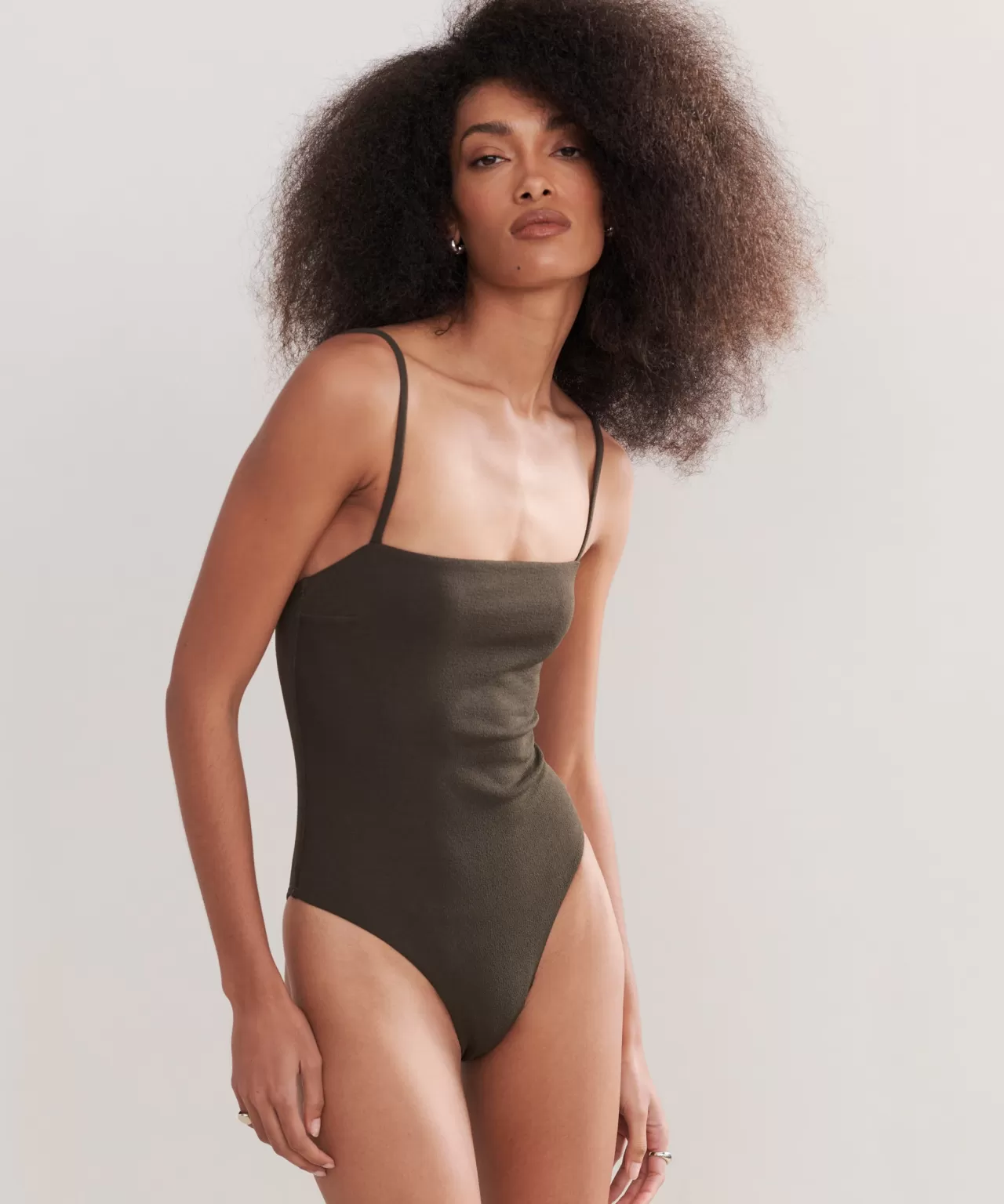 Jenni Kayne Petite Square Maillot Swimsuit