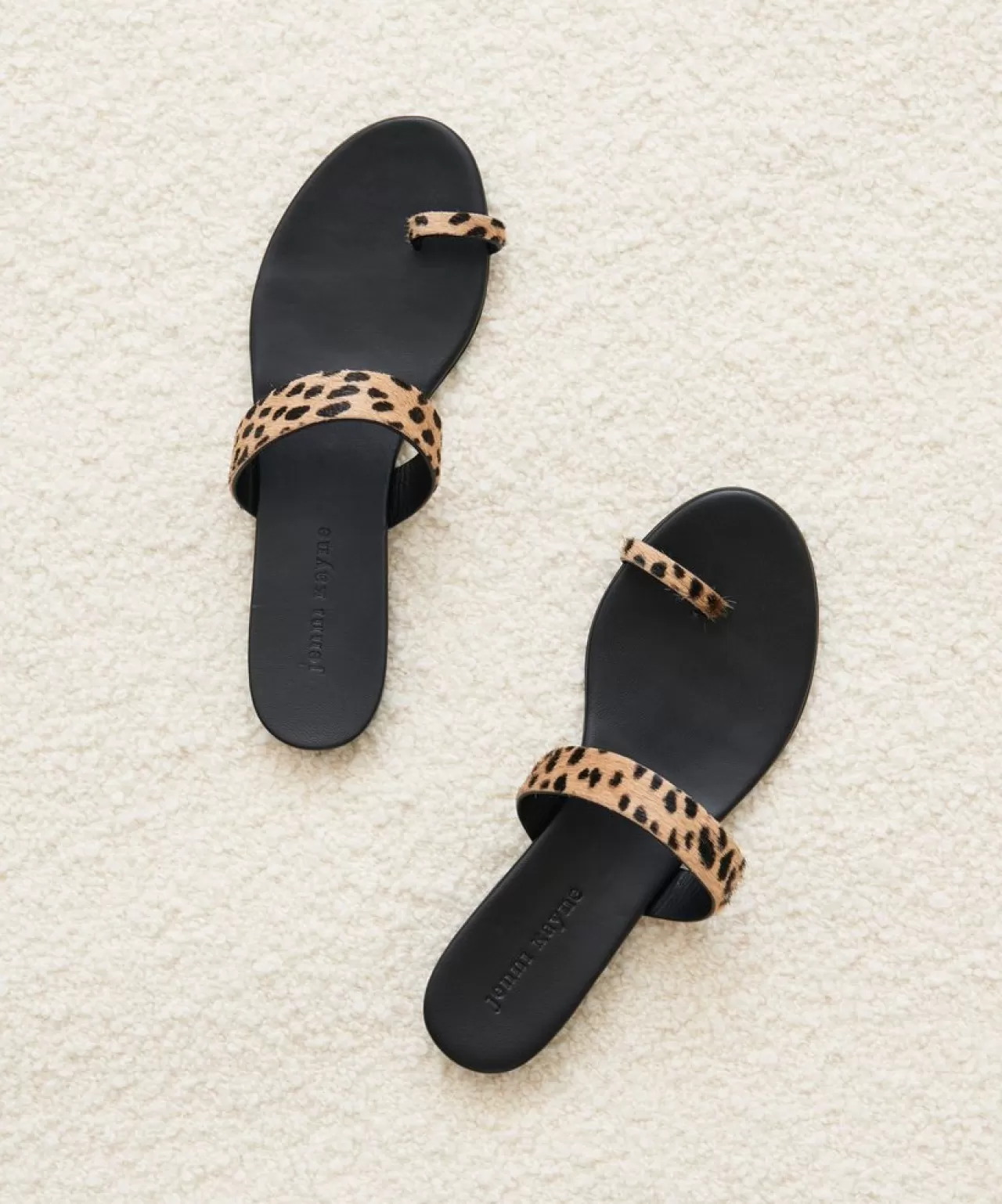 Jenni Kayne Pony Hair Strap Sandal