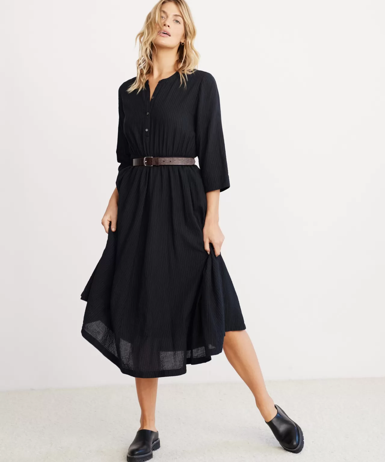 Jenni Kayne Seersucker Shirt Dress