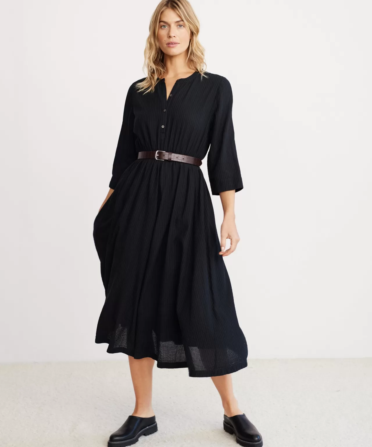 Jenni Kayne Seersucker Shirt Dress