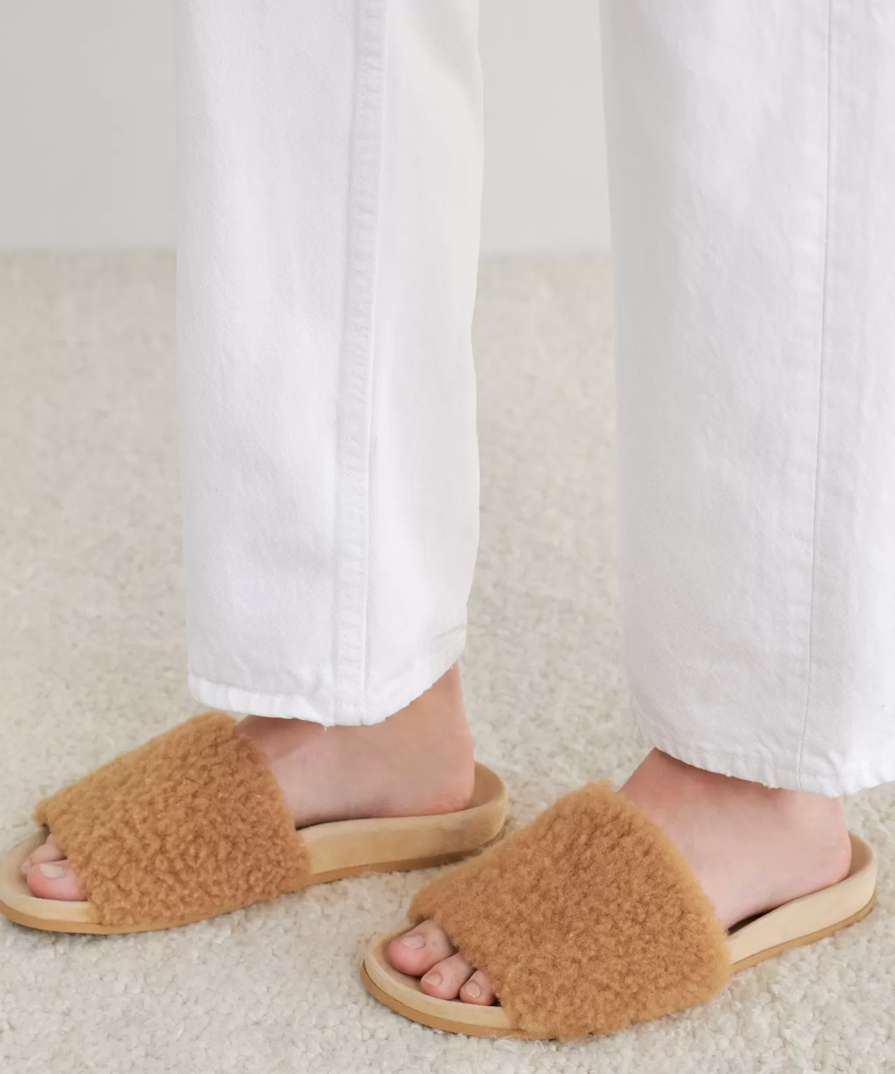 Jenni Kayne Shearling Slide Sandal