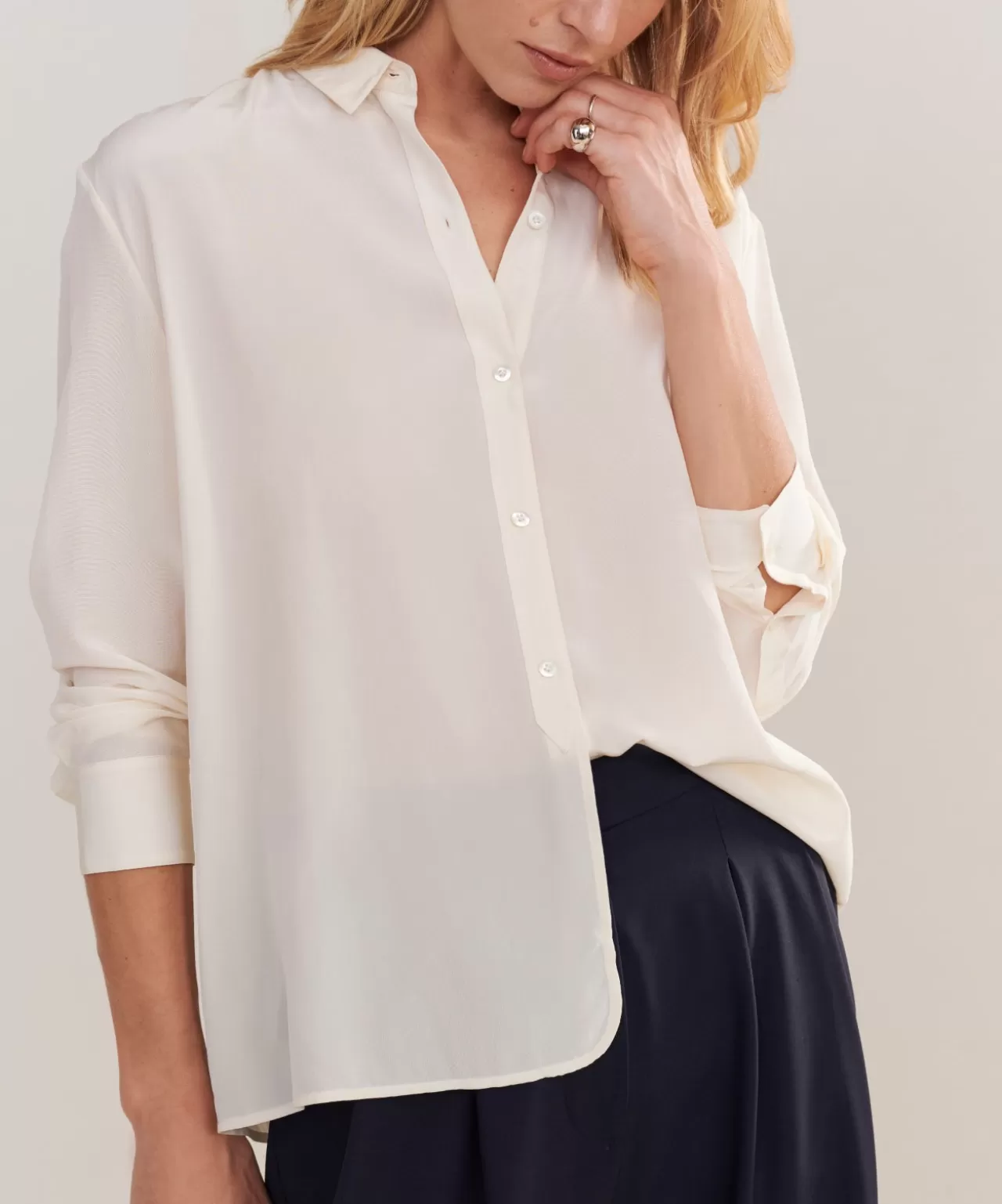 Jenni Kayne Silk Violette Shirt