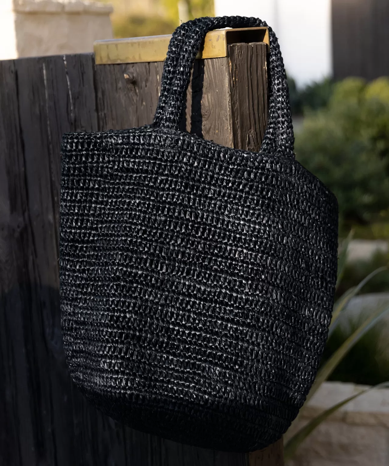 Jenni Kayne Woven Raffia Tote